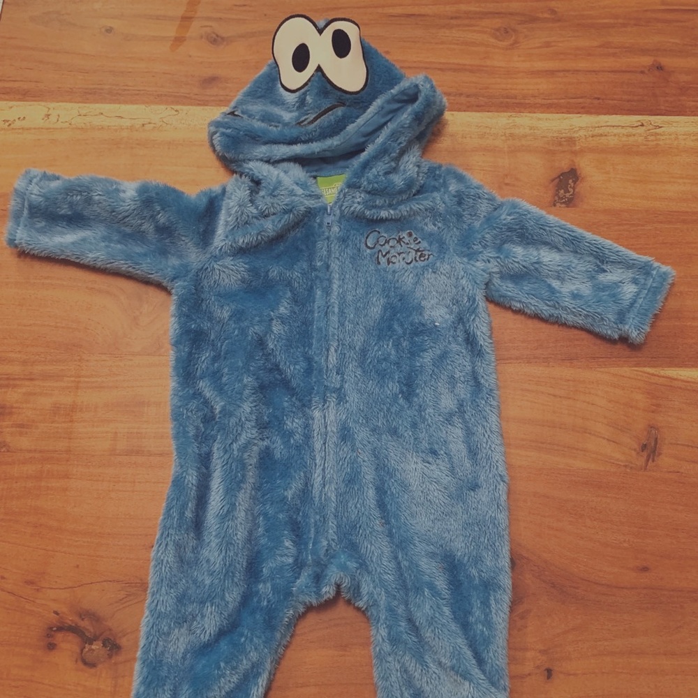 Sesame Street Cookie Monster costume 6-12M